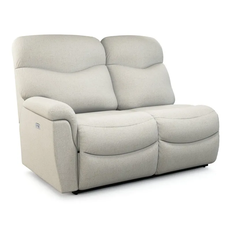James Power Right-Arm Sitting Reclining Loveseat w/ Headrest