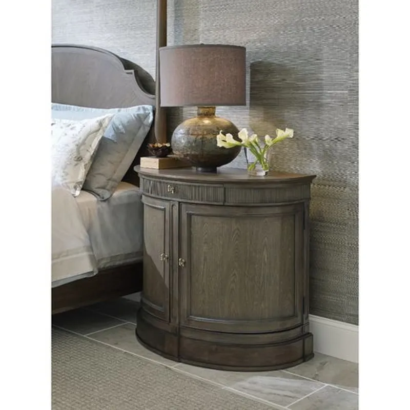 Savona Demilune Bachelor Chest Elm Finish