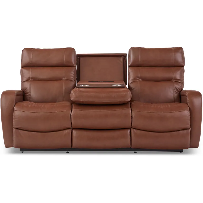 Baron Power Wall Reclining Sofa w/ Headrest, Lumbar &amp; Storage Drawer