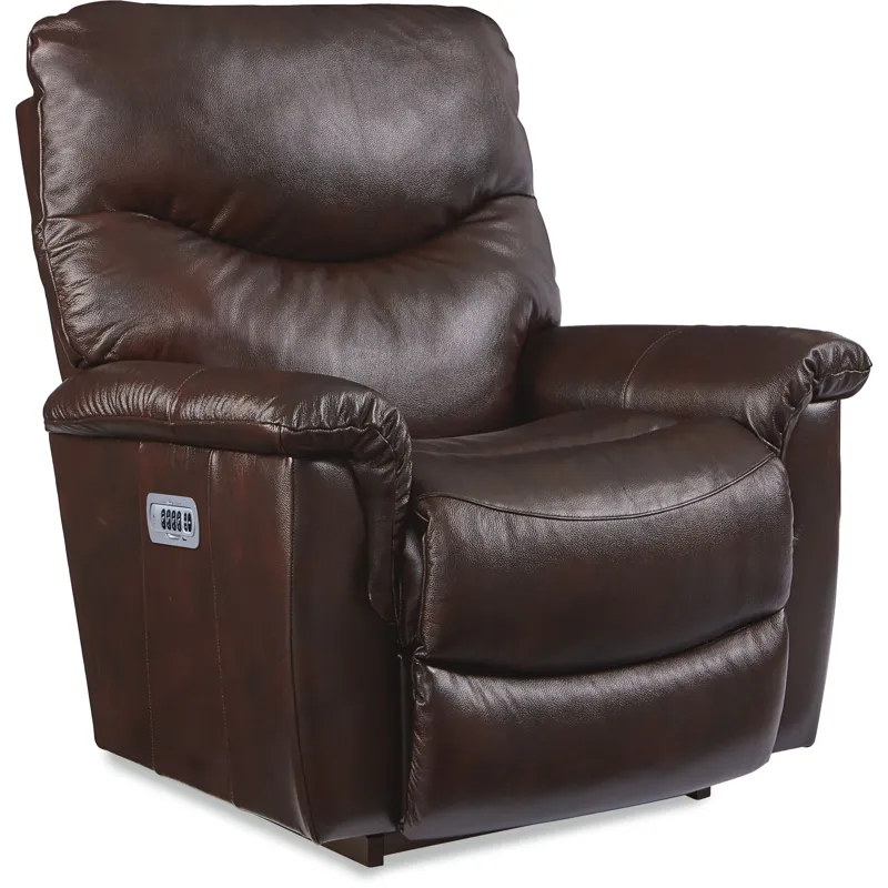 James Power Rocking Recliner w/ Headrest and Lumbar w/Wireless Remote