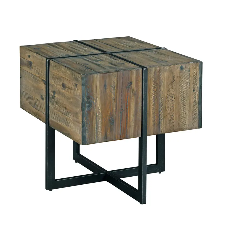 Modern Timber Accent End Table