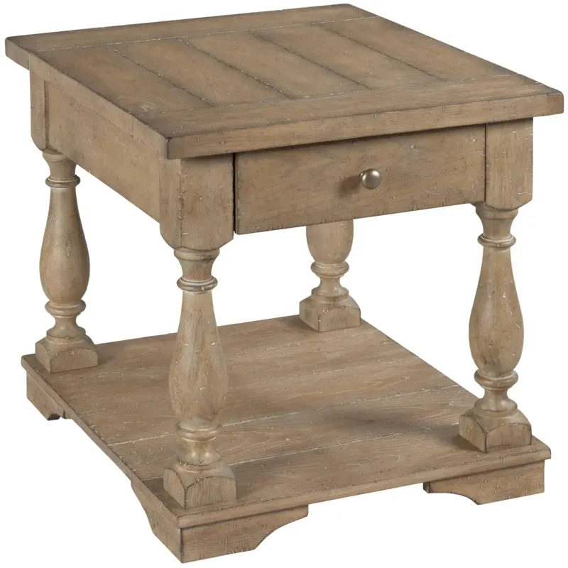 Donelson Rectangular Drawer End Table