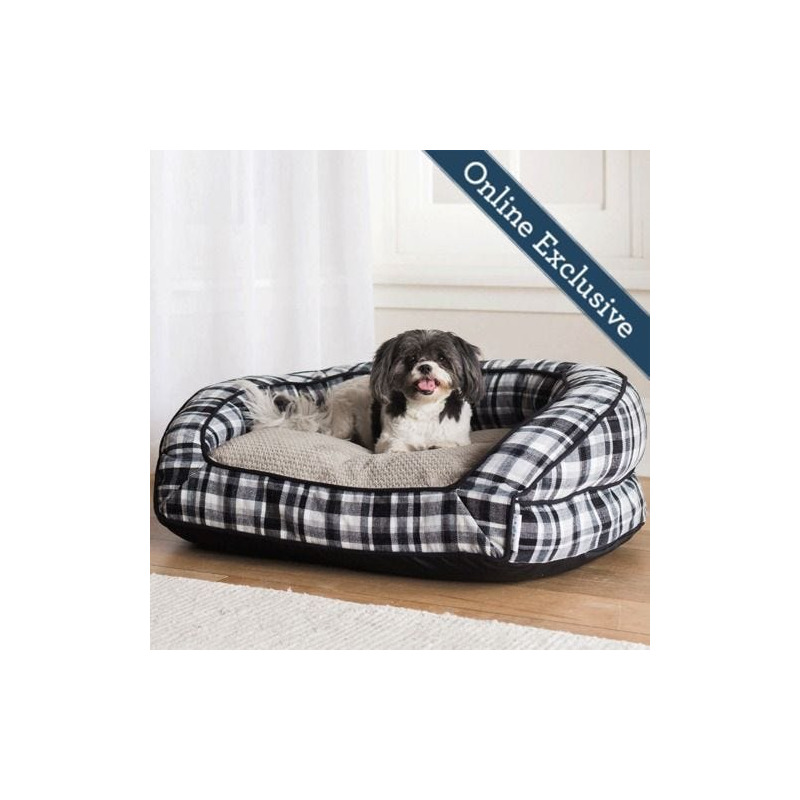 Tucker Sofa Bed, Spencer Plaid 85493 by LaZBoy Furniture at Bruce