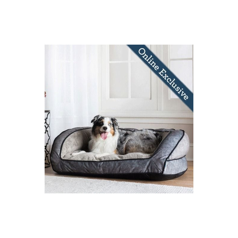 Harper Sofa Bed, Twill Smoke 85480 by LaZBoy Furniture at Turner