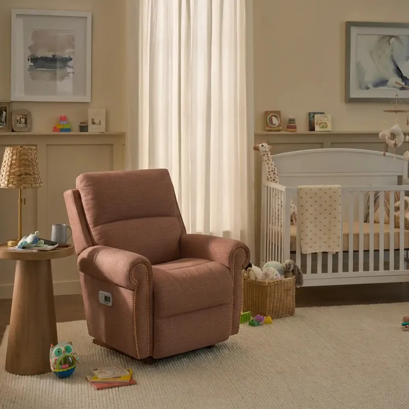 Dutton Power Rocking Recliner w/ Headrest