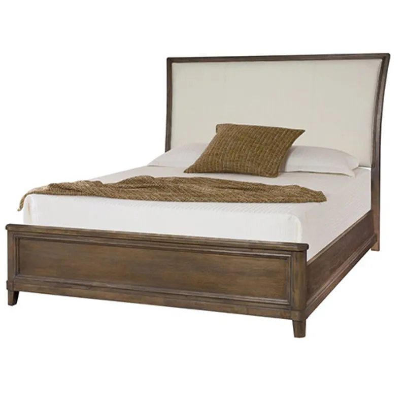 Park Studio Queen Upholstered Sleigh Bed Complete