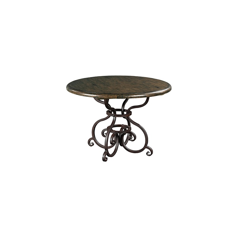 S Pe 44in Round Dining Table W Metal Base By La Z Boy S Pe 44in Round Dining Table