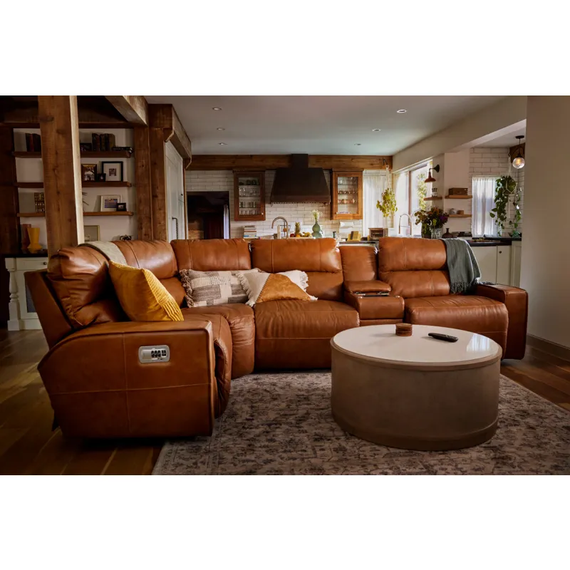 Maddox 6 PC Power Reclining Sectional