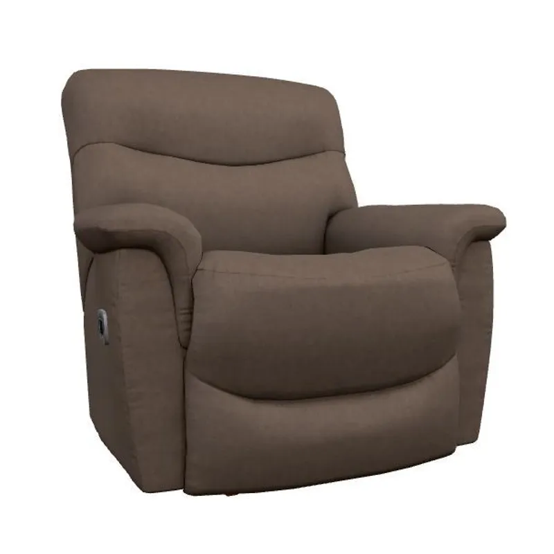 James Power Rocking Recliner w/ Headrest and Lumbar w/Wireless Remote