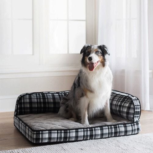 Sadie Sofa Bed, Spencer Plaid 85485 by LaZBoy Furniture at Turner