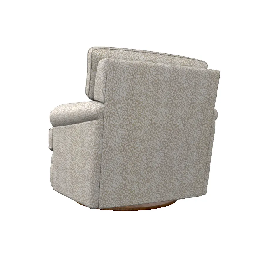 Roxie Swivel Chair - Vanya Natural 225462-E205832 by La-Z