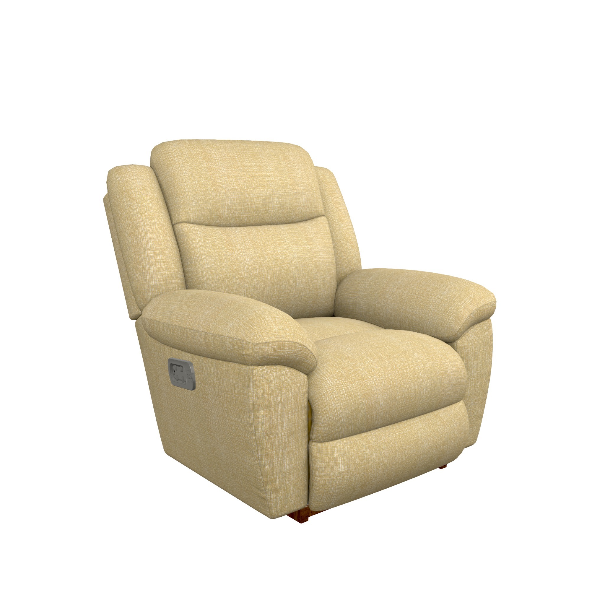 Joel Power Rocking Recliner w/ Head Rest & Lumbar NIS430010057 by LaZ