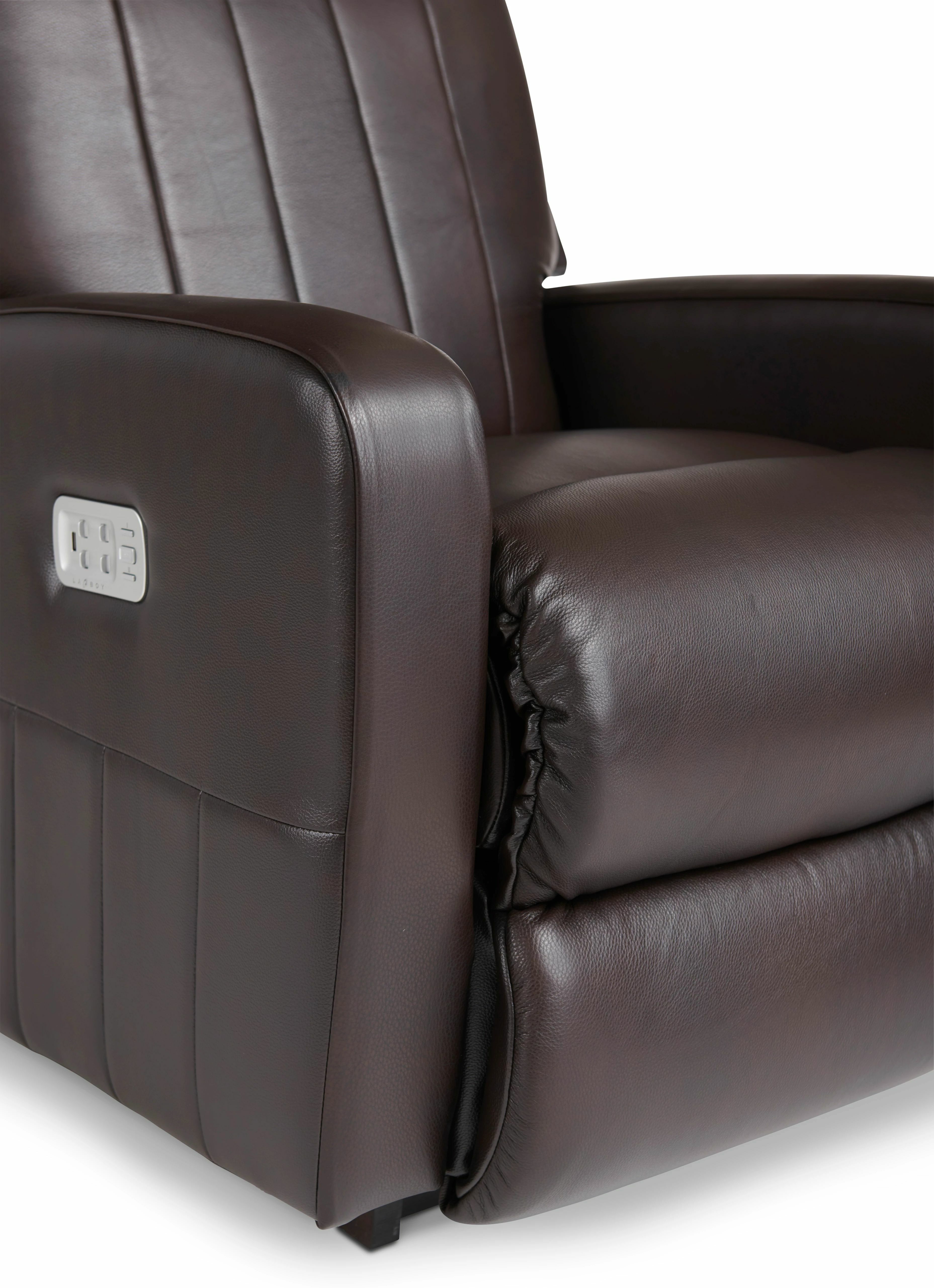 Finley Power Rocking Recliner w/ Headrest and Lumbar 10X747 by LaZBoy