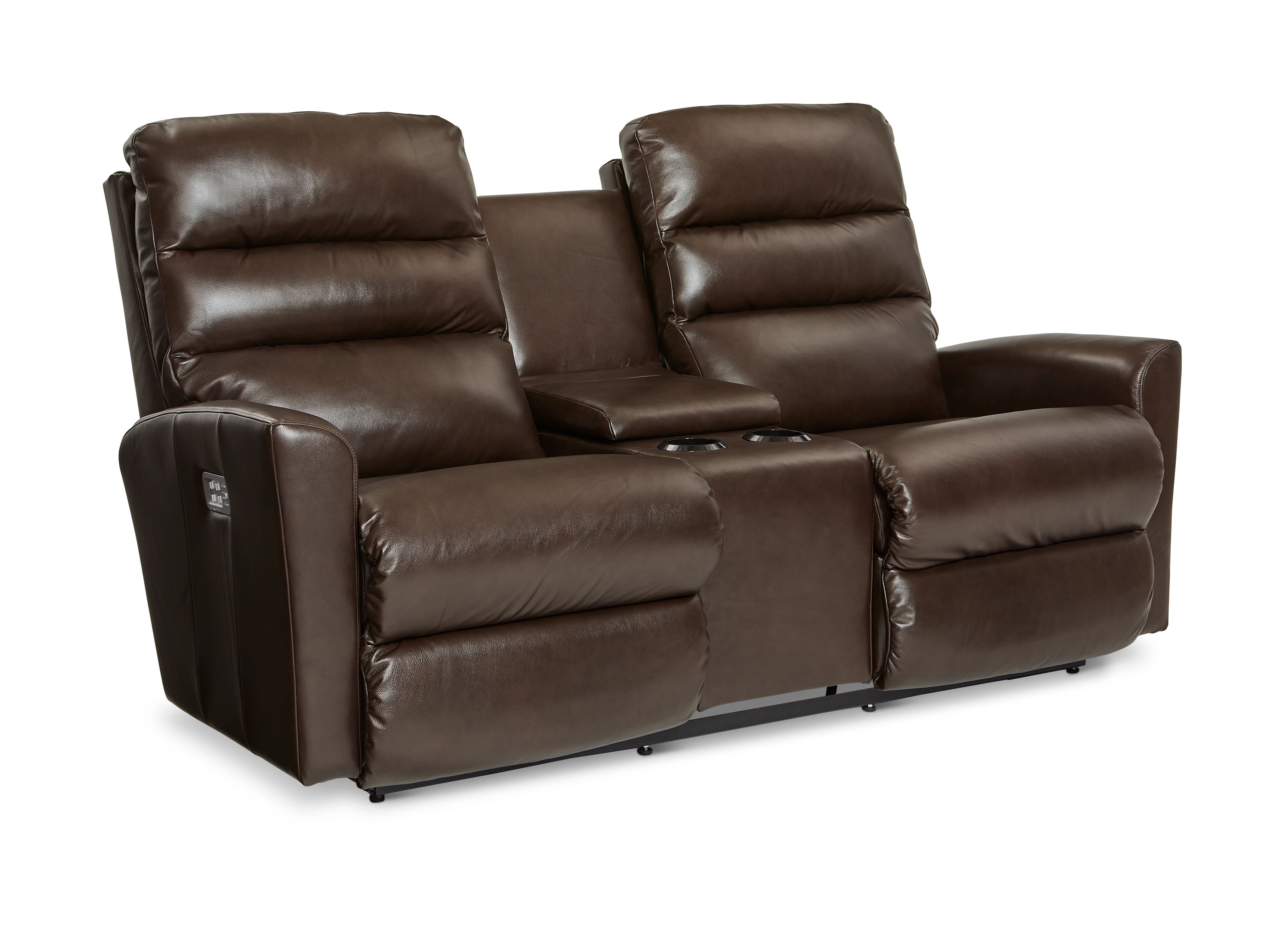 Liam Power Wall Reclining Loveseat w/ Console Headrest & Lumbar 39X786