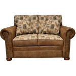 Livingston Loveseat w/Natural Nails