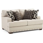 Bravaro Loveseat - Old Forge Linen Beige