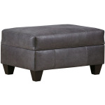 Montego Storage Ottoman - Expedition Shadow