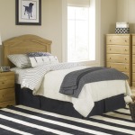 Oak Creek Twin Panel Headboard with Rounded Top