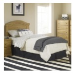 Oak Creek Full Panel Headboard with Rounded Top
