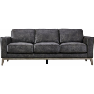 Ramsey Leather Sofa - Storm Grey