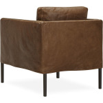 Leather Slipcovered Chair