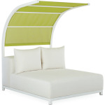St. Barts Outdoor Chaise with Canopy