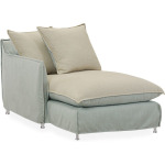 Agave Outdoor Slipcovered One Arm Chaise