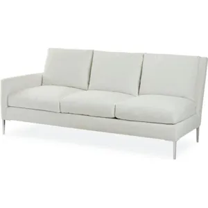 Leather One Arm Sofa