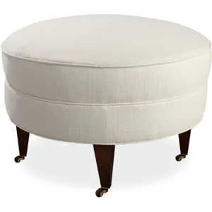 Leather Ottoman