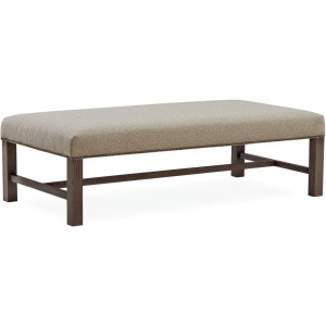 Leather Cocktail Ottoman