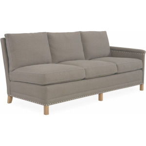 Leather One Arm Sofa