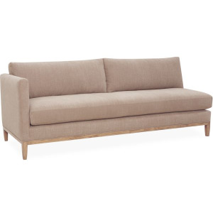 Leather One Arm Sofa