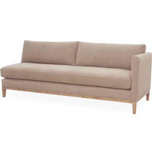 Leather One Arm Sofa