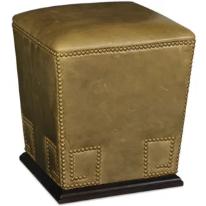 Leather Bongo Ottoman