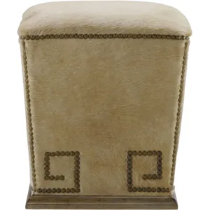Leather Bongo Ottoman