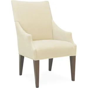 Unskirted High Back Campaign Chair