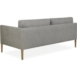 Leather One Arm Loveseat