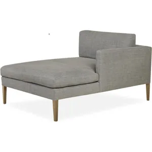 Leather One Arm Chaise