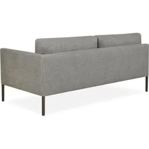 Leather One Arm Loveseat