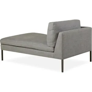 Leather One Arm Chaise