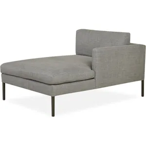 Leather One Arm Chaise