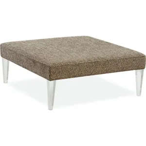 Leather Cocktail Ottoman