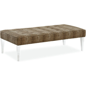 Leather Cocktail Bench