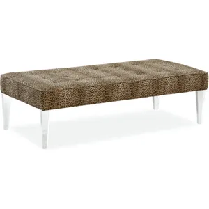 Leather Cocktail Bench