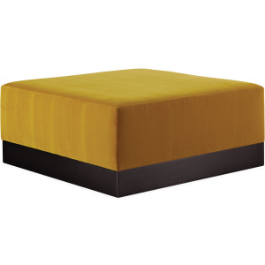Leather Cocktail Ottoman