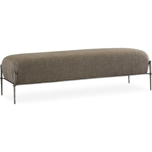 Leather Cocktail Ottoman
