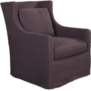 Slipcovered Swivel Glider