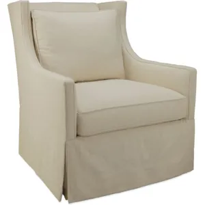 Slipcovered Swivel Glider
