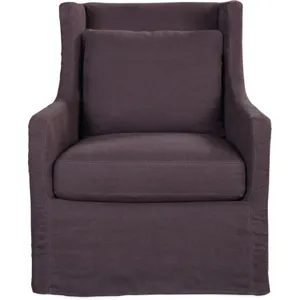 Slipcovered Swivel Glider