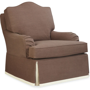 Slipcovered Swivel Glider